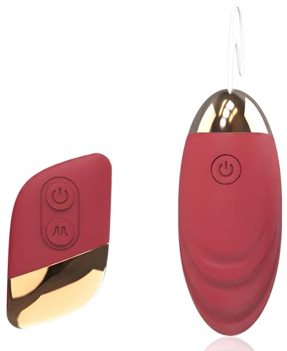 Qoosea Vibrador de Bala, Vibradores Mujer con 12 Modos de Vibración Ajustables, Huevo Vibro Erótico Juguetes Sexuales, Vibradores punto G Impermeable USB para Mujeres Parejas