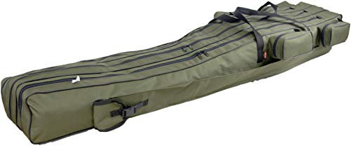 Gagaciso Rutentasche Premium RUTENTASCHE Rutenfutteral 2-3 Kammer 150-190cm (3-Kammer-170cm) Wasserdicht und reißfest durch Cordura-Material Grün