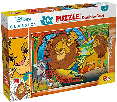 Lisciani Giochi- Disney Puzzle DF Plus 24 Re Leone Bambini, Multicolore, 86498