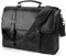 Lubardy Sacoche Ordinateur Portable 15,6 Pouces Cuir PU Sac à Main Imperméable Sac à Bandoulière Homme Sac Messenger Mallette de d'affaires Travail