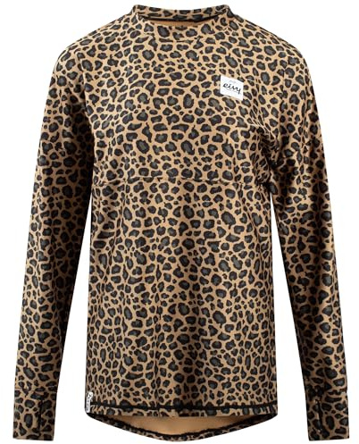 Eivy Damen Venture TOP Yoga Shirt, Leopard, S EU