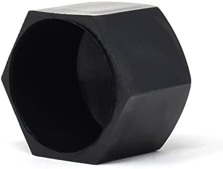 Design61 20x Sechskant Schutzkappen M6 x SW10 mm mit Innensechskant für Muttern und Schraubenköpfe