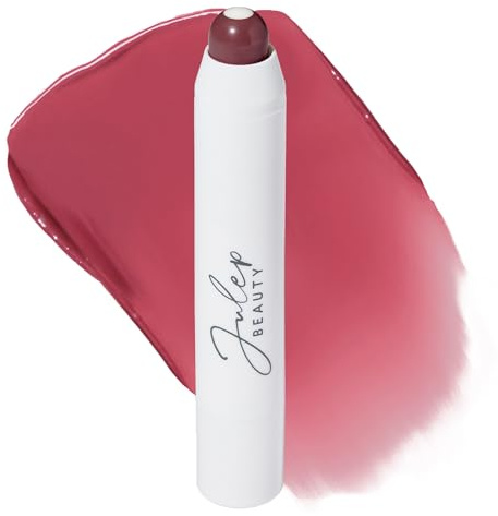 Julep It's Balm Full Coverage Lip Crayon (Island Blossom) Hydrating, Nourishing Lip Colour - Smooth, Highly Pigmented, Semi-Gloss Finish - Buildable Lipstick with Nourishing Vitamin E Lip Balm Core