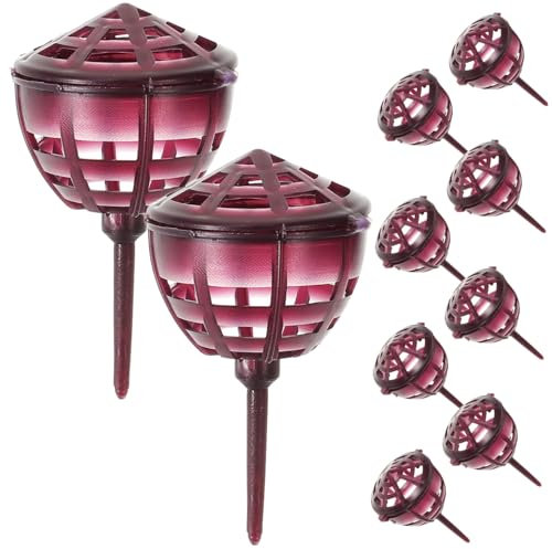 SUPVOX Scatole Contenitore Per Concime 10 Pezzi Con Coperchio Riutilizzabile Porta Fertilizzante Per Bonsai Piante Grasse Orto Giardinaggio