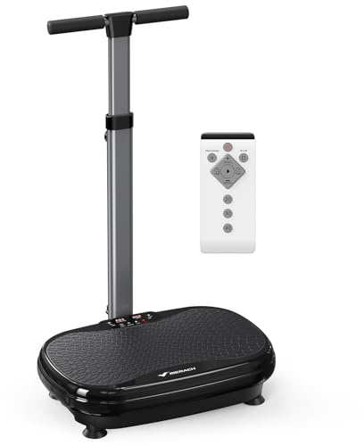 MERACH Vibration Plate Exercise Machine with Handle, 330 lbs Capacity
