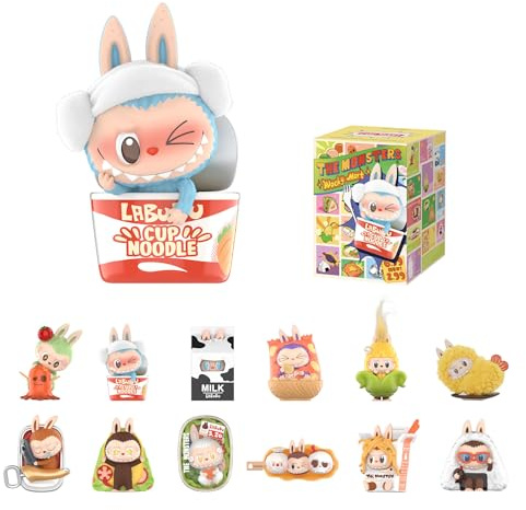 POP MART The Monsters Wacky Mart Series Blind Box Figures, Random Design Action Figures Collectible Toys Home Decorations, Holiday Birthday Gifts for Girls and Boys, Single Box