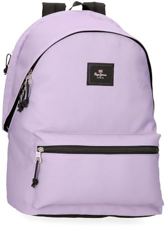 Pepe Jeans Aris Colorful Mochila, Lila, 31x44x17,5 cms