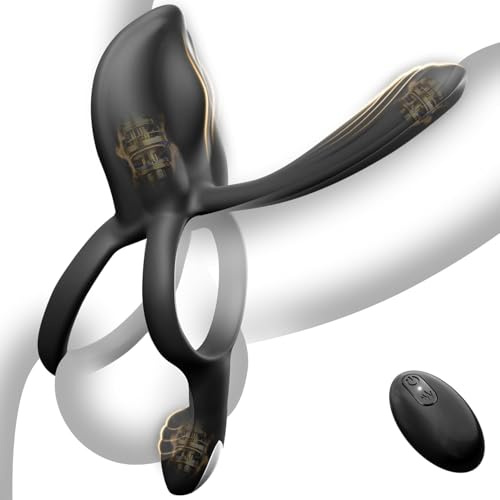 Vibrating Cock Ring Sex Toys - 3 Motor Penis Ring