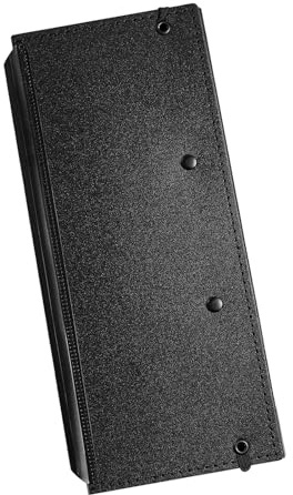 Yunmeryker Portapapeles de Enfermería Plegable Carpeta de Notas para Enfermería Bloc de Apuntes Médico Hoja Rápida de Consulta Fabricado en Pp con Diseño Compact, negro