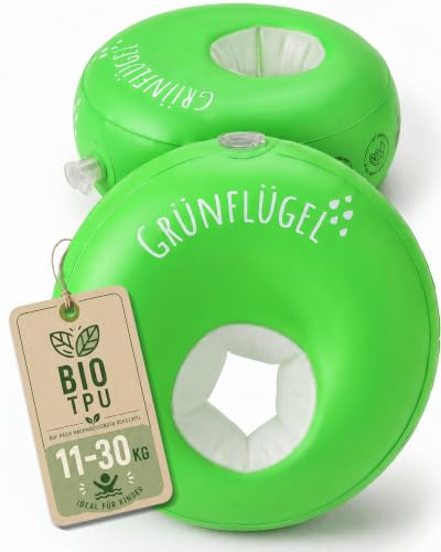 Grünflügel Schwimmflügel ab 1 Jahr - 11-30 Kg & Sicher & Hautfreundlich
