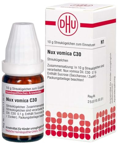 DHU Nux vomica C30 Streukügelchen, 10 g Globuli
