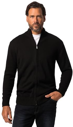 JP 1880 Fleecejacke, Abrigo para Hombre, Negro (Schwarz 10), 6XL