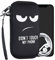 kwmobile Handytasche für Smartphones M - 5,5 - Neopren Handy Tasche Hülle Cover Case Schutzhülle - Don't Touch My Phone Weiß Schwarz - 15,2 x 8,3 cm Innenmaße