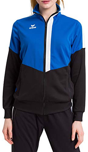 Erima Squad Trainingsjacke Damen blauschwarzweiss, 40 Damen