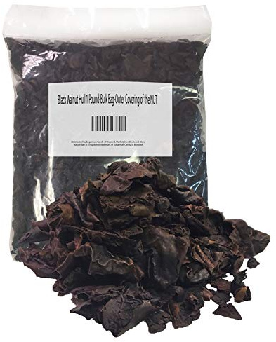 Black Walnut Hull 1 Pound-Bulk Bag-Outer Covering of the NUT