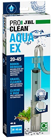 JBL PROCLEAN Aqua EX 20-45, 6142700, Limpiador de Suelo para acuarios de 20 a 45 cm de Altura, Campana de abono