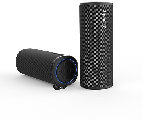 Nexby Wawe 24W Bluetooth 5.3 Tragbarer kabelloser Lautsprecher | IPX7 Wasserdicht, Staubdicht | Kompatibel Für iPhone, Samsung & mehr | 20 Stunden Spielzeit | Kraftvolles Bass-System