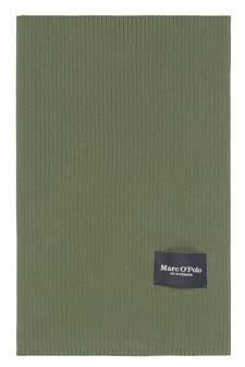 Marc O'Polo Herren Schal aus Bio-Baumwolle weich, Grün (Victorian Mist), One Size