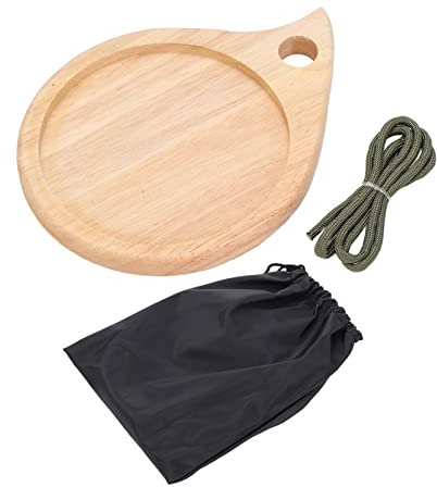 Xolsurg rotondo tagliere in legno tagliente paddle pizza buccia per cucina in gomma manico in legno design