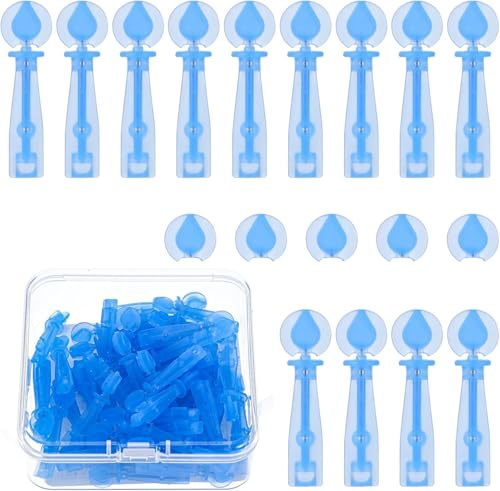 Heyumybit Extractores de Puntos Negros,50 Piezas Afilado Desechable Blackhead,Quitar Agujas para Salón de Belleza en el Hogar