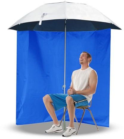 Fishing Umbrella Surround - Outdoor Parasol Tent | Waterproof Camping Shelter, Beach Windbreak Surround Cloth for Fishing, Camping & Outdoor Activities, Quick Setup Sun Protection Cover