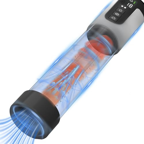 BDSMYEE Pompa elettrica per l'ingrandimento del pene, stimolatore del pene, masturbazione, erezione del pene, figa tascabile, set di giocattoli sessuali, giocattolo sessuale erotico per uomini soli