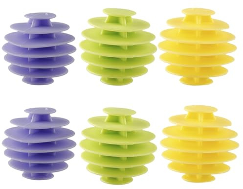 Wellrun 6pcs Tumble Laundry Balls,Anti-Static Lint Remover Balls,Reusable Dryer Balls for Clothes,Reduce Wrinkles and Tangling