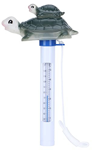 Pool Thermometer with String Cartoon-Shaped Temperature Meter for SPA Hot Tub Pond