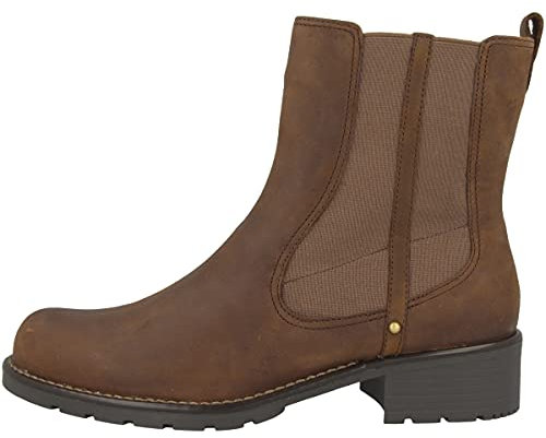 Clarks Damen Orinoco Club Kurzschaft Stiefel, Braun (Brown Snuff), 38 EU