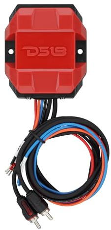 DS18 BTC-Five Bluetooth 5.3 Audio Receiver for Car, Marine & Powersports – Wireless RCA Adapter, 130ft Range, 3.3V Pre-Out, IP66 Water-Resistant, Auto Reconnect