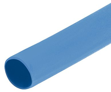 sourcing map Ø1,5mm PE Schrumpfschlauch Blau Schlauch 5m Läng Industrie Schrumpfschlauch Wasserdicht Kabelschutz Schrumpfschläuche 2:1 Schrumpfverhältnis Kabelschlauch for Kabel Isolierung