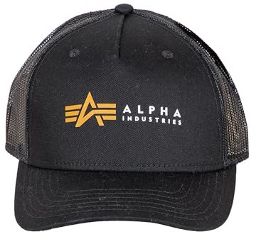 Alpha Industries Alpha Label Trucker Cap Trucker Cap für Herren Black