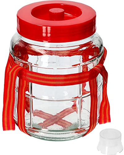 Silplast Ballon de fermentation universel en verre avec système de fermentation 30 l