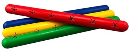 SAFIGLE 2st Kunststoff-relaissticks Gymnastikstock Sportstöcke Tanzstaffeln Tanzstock Leichtathletik-relais-sticks Tanz Staffelstab Rennstaffeln Relaisstäbe Verfolgen Instrument Kleinkind