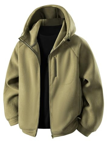Générique Veste Homme Chasse D'intérieur Chaud Randonnée Sport Manteau Sweat Sweat Homme Sweatshirt Thermique Blousons Veste Blouson