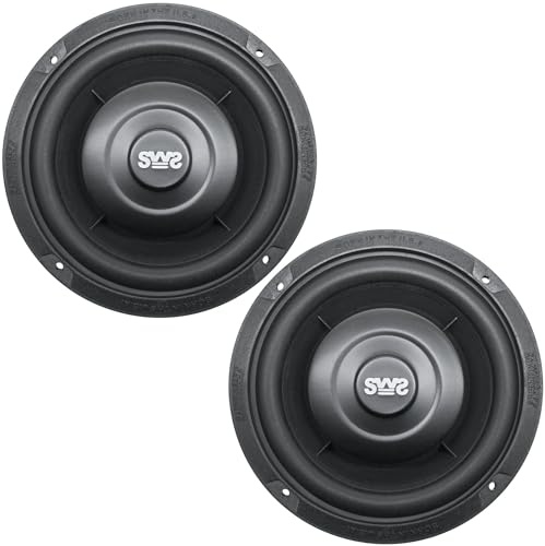 Earthquake Sound SWS-6, 5x 6.5-Inch Shallow Woofer System Subwoofers, 4-Ohm (Pair)