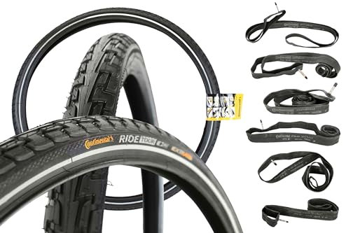 Fahrrad Reifen Continental Ride Tour Schwarz Reflex Schlauch MTB Tour 26 Zoll 28 Zoll Dunlop, Auto, Sclaverand Ventil, E-Bike, Continental Fahrrad:Reifen Ride Tour 1.60 x 28 Zoll - 42-622