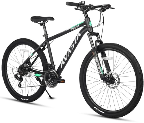 AVASTA AV300 MTB 26 tums lätt aluminiumram framfjädring 21 hastighet främre skivbromsar fram och bak, flerfärgad