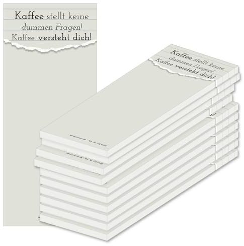 PRICARO Anteckningsblock Ordspråk 02, magnetisk, 62 x 148 mm, 10 stycken