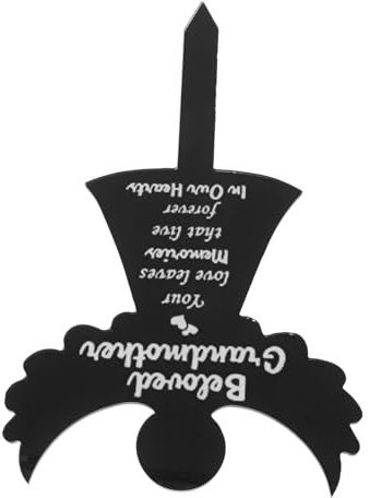 BESPORTBLE Decorazioni Per Cimiteri Palo Commemorativo A Forma Di Angelo Palo Commemorativo in Acrilico Per Cimitero Palo Commemorativo Da Giardino