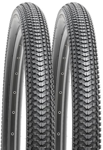 YUNSCM 2-PCS 26 Bike Tires 26x2.10/54-559 Compatible with Gravel Bike 26 x 2.10 Cruiser Bicycle Tires(Y-1081)