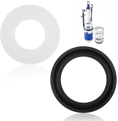 2 Pezzi Guarnizioni Set Cassetta per Guarnizione Campana (Diametro 63x32mm) e Guarnizione per Bassi (Diametro 68x46mm) Guarnizione Bacino Ricambi per 816.418.00.1 818.109 240.282.00.1 890.615