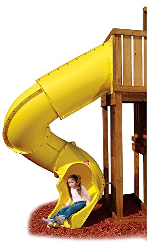 Swing-N-Slide 7 ft.Turbo Tube Slide, Yellow