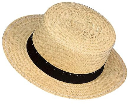 WIDMANN MILANO PARTY FASHION- Widmann Chevalier Chapeau de Paille de Luxe, Unisexe-Adulte, 5160P, Beige, Taille Unique