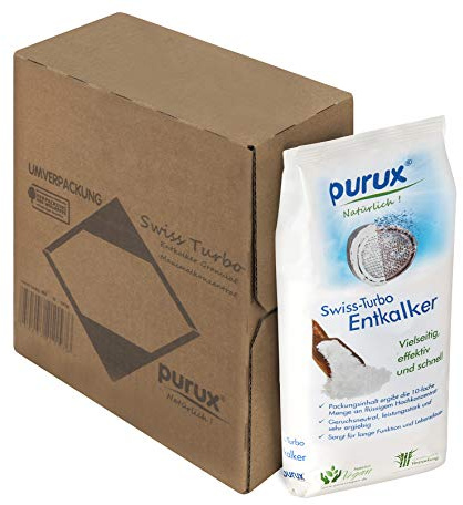 purux Entkalker Swiss Turbo, 6kg Entkalkungsmittel nachhaltig verpackt