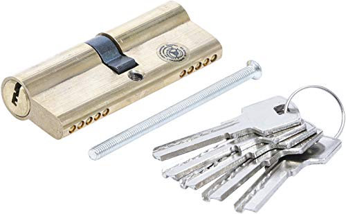 Kraftmann - Serratura A Cilindro In Ottone, 80 Mm