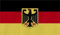 normani XXL Flagge Fahne genäht 150 x 250 cm Deutschland Brasilien USA Italien Spanien Portugal usw. Farbe Deutschland mit Adler