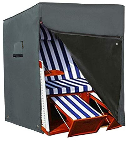 HENTEX - Telo protettivo per poltrona da spiaggia, materiale con funzione di respirazione attiva, 128 x 105 x 140/165 cm