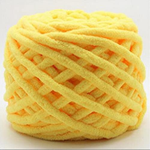 2pcs buntes handgestricktes Garn für Färbeschal Handstricken weiches Milch-Baumwollgarn Dickes Wollgarn Riesen-Wolldecke