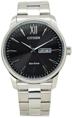 Citizen Orologio Analogico al Quarzo Uomo con Cinturino in Acciaio Inossidabile BM8550-81E